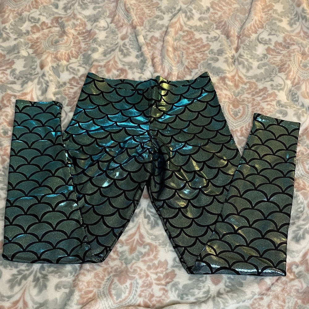 Mermaid Scale womens Leggings